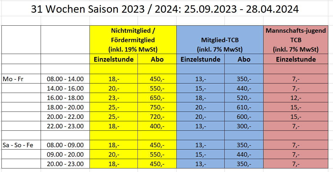Hallenpreise 2023 24