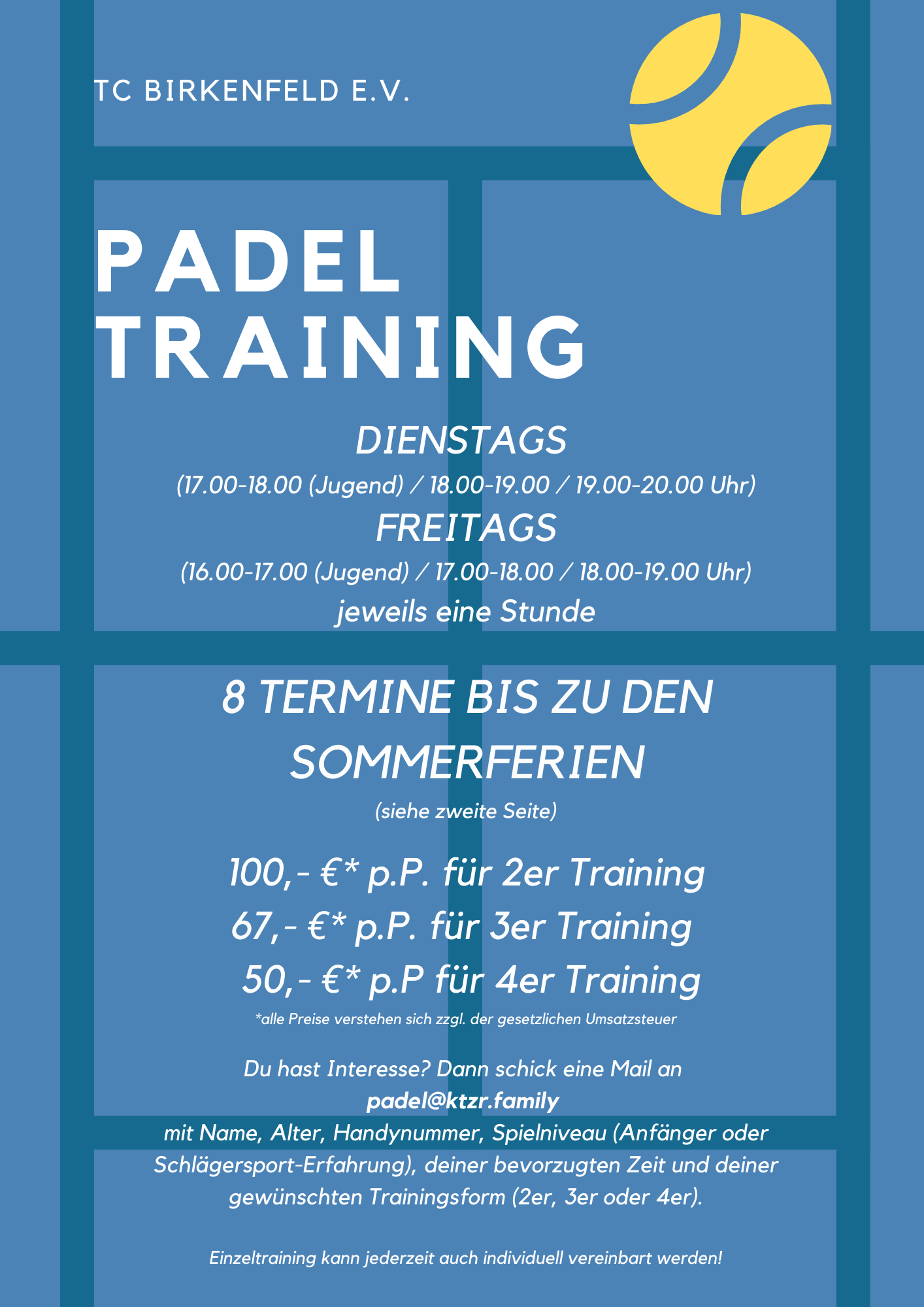 Padel Training 2023